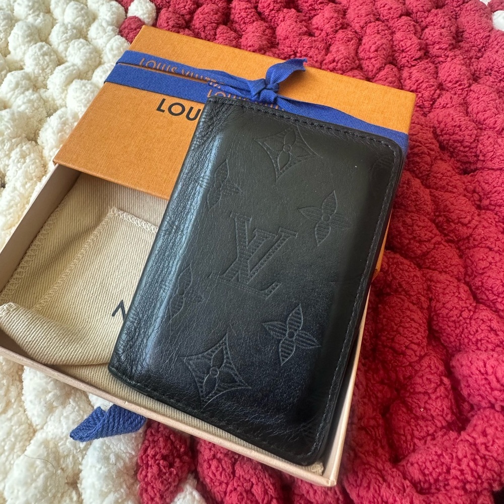 Louis Vuitton Pocket Organizer Shadow Black